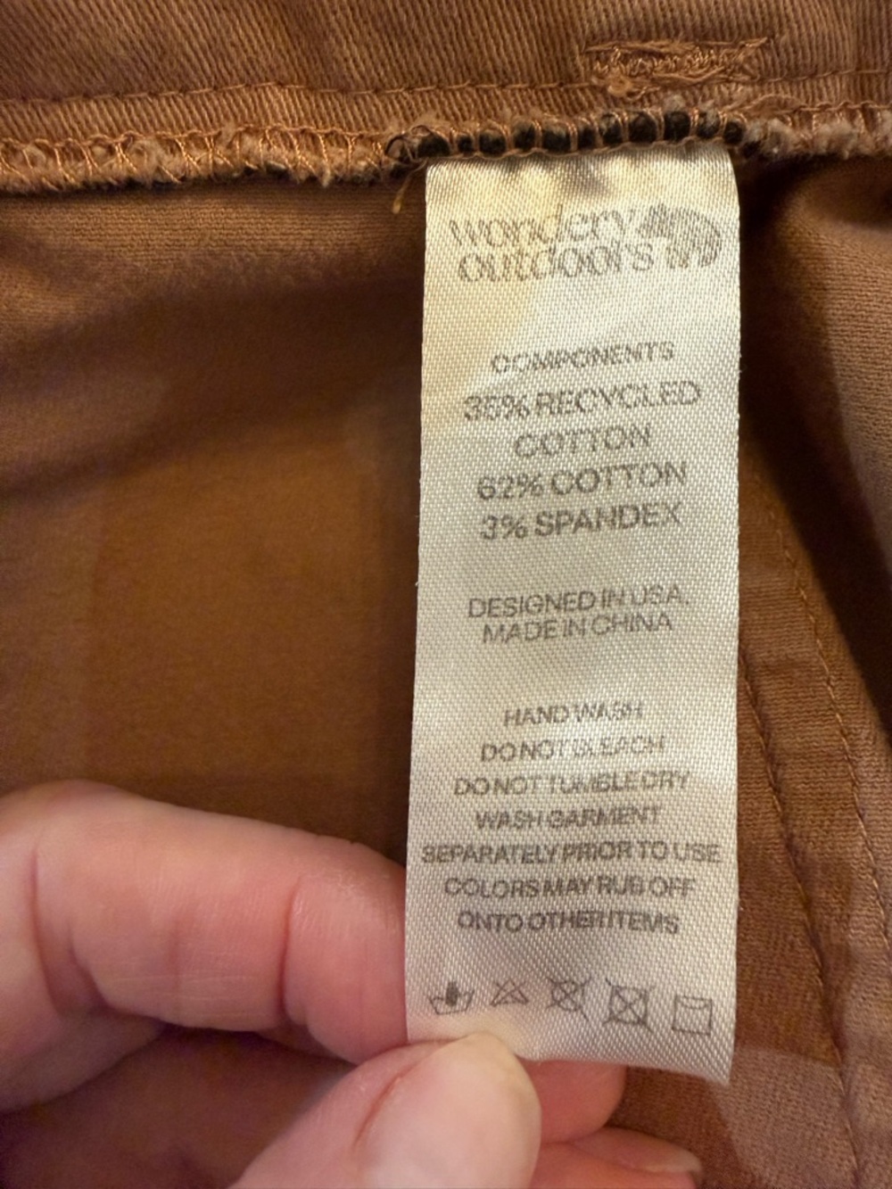 Wondery Isabel 3.0 Outdoor Hiking or Work Pants size Large color Umber - Picture 7 of 9